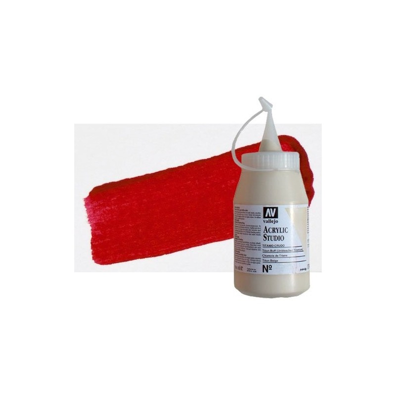 Fine art shop - Acrylic Vallejo, Dark Cadmium Red, 500 ml. | totenart.com