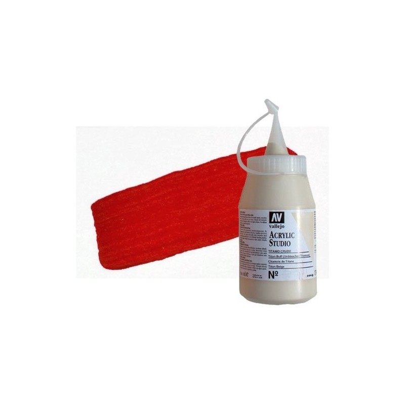 Fine art shop - Acrilico Vallejo, Cadmium Red, 500 ml. | totenart.com