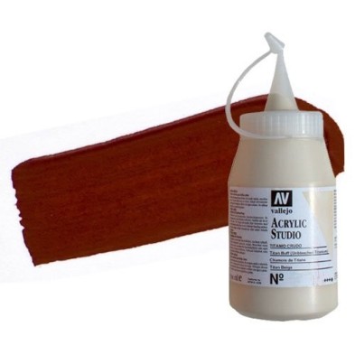 Fine art shop - Acrilico Vallejo, Iron Oxide Red, 500 ml. | totenart.com
