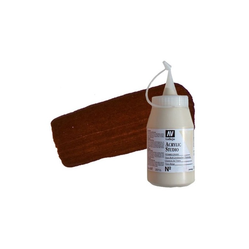 Fine art shop - Acrilico Vallejo, Burnt Sienna, 500 ml. | totenart.com