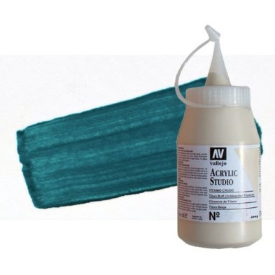 Fine art shop - Acrylic Vallejo, Phtalo Turquoise, 500 ml. | totenart.com