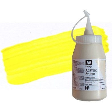 Fine art shop - Acrylic Vallejo, Cadmium Lemon Yellow, 1 lt. | totenart.com