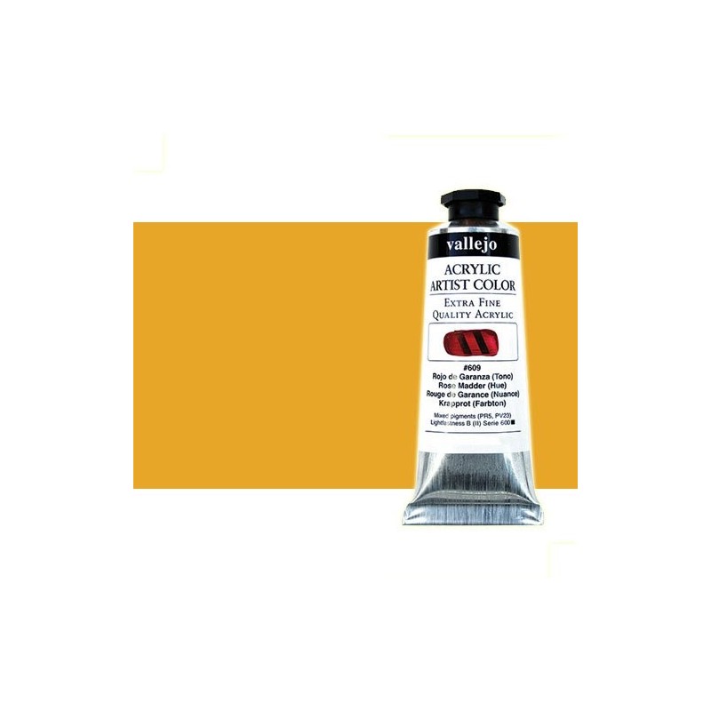 Fine art shop - Acrylic Artist Vallejo Cadmium Orange Light, 60 ml. | totenart.com
