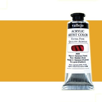 Fine art shop - Acrylic Artist Vallejo Cadmium Orange Light, 60 ml. | totenart.com