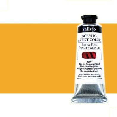 Fine art shop - Acrylic Artist Vallejo Transparent Orange, 60 ml. | totenart.com