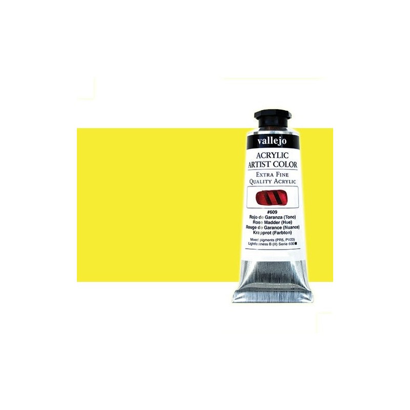 Fine art shop - Acrylic Artist Vallejo Primose Cadmium Yellow, 60 ml. | totenart.com