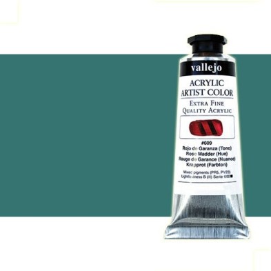Fine art shop - Acrylic Artist Vallejo Cobalt Turquoise, 60 ml. | totenart.com