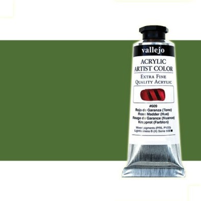 Fine art shop - Acrylic Artist Vallejo Emerald Green, 60 ml. | totenart.com