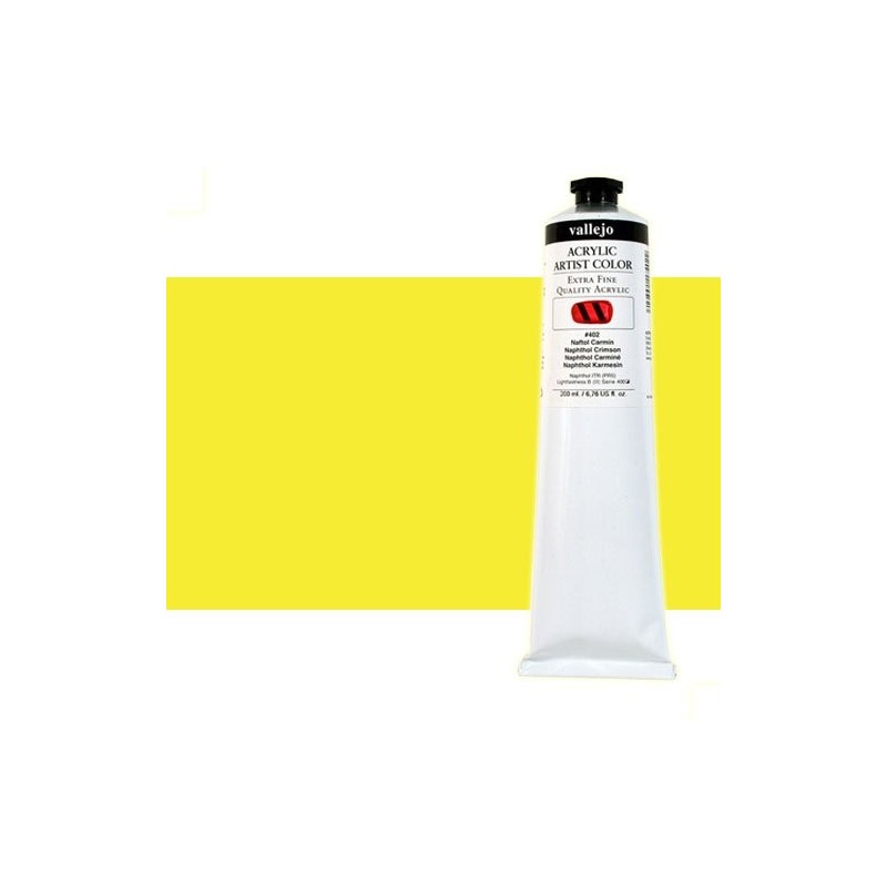 Fine art shop - Acrylic Artist Vallejo Cadmium Lemon Yellow, 200 ml. | totenart.com