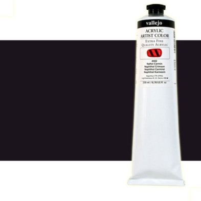Fine art shop - Acrylic Artist Vallejo, Carbon Black, 200 ml. | totenart.com