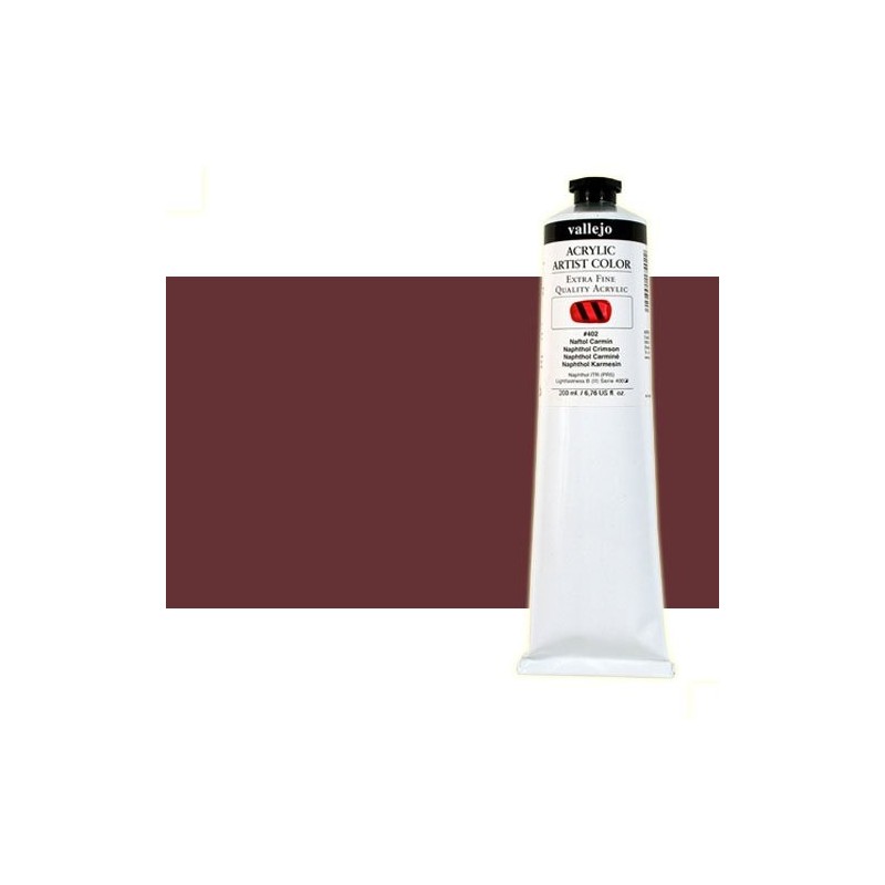 Fine art shop - Acrylic Artist Vallejo, Burnt Siena, 200 ml. | totenart.com