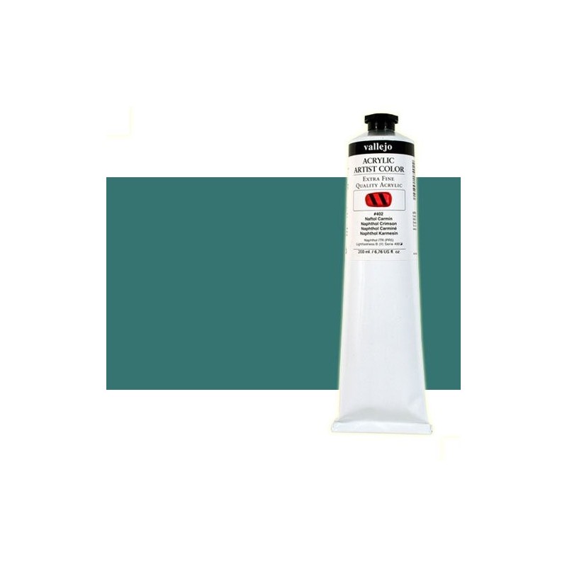 Fine art shop - Acrylic Artist Vallejo Cobalt Turquoise, 200 ml. | totenart.com