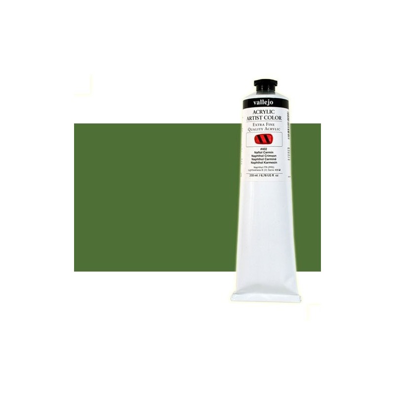 Fine art shop - Acrylic Artist Vallejo Emerald Green, 200 ml. | totenart.com