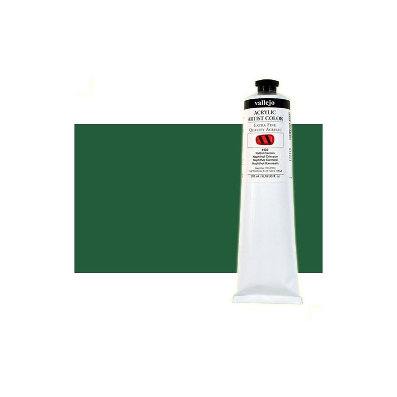 Fine art shop - Acrylic Artist Vallejo Phtalocyanine Green, 200 ml. | totenart.com
