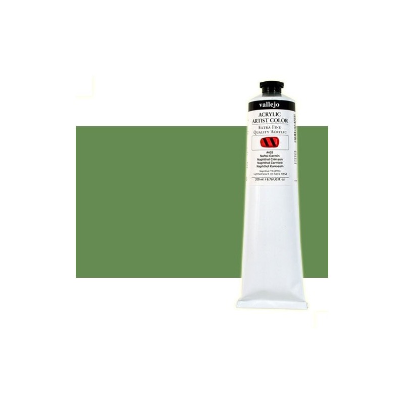 Fine art shop - Acrylic Artist Vallejo Permanent Greeen, 200 ml. | totenart.com