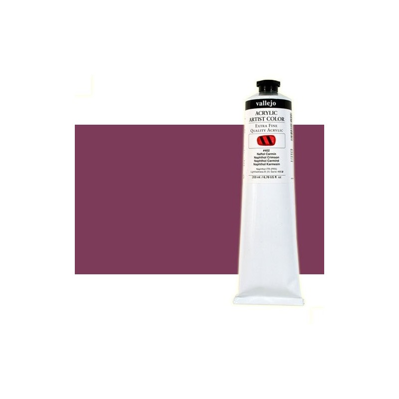 Fine art shop - Acrylic Artist Vallejo Quinacridone Violet, 200 ml. | totenart.com