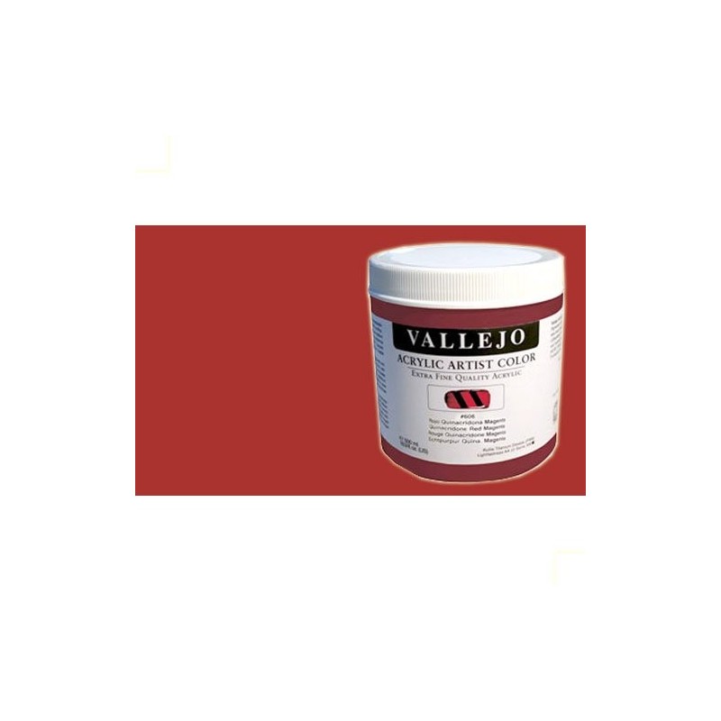 Fine art shop - Acrylic Artist Vallejo Permanent Red, 500 ml. | totenart.com