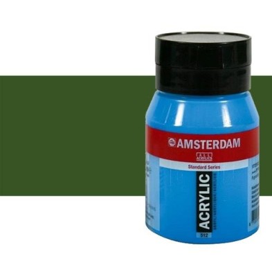 \nFine art shop - Amsterdam Acrylic Dark Olive Green 500 ml. | totenart.com