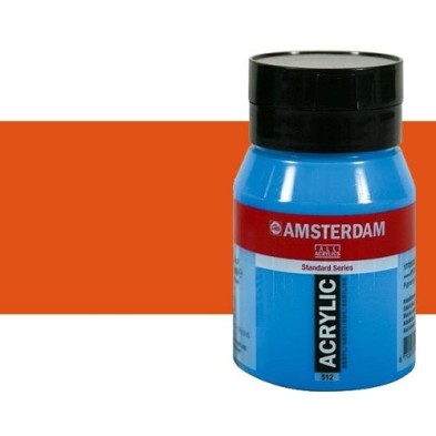 \nFine art shop - Amsterdam Acrylic Vermillion Red 500 ml. | totenart.com