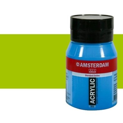 \nFine art shop - Amsterdam Acrylic Green Yellow 500 ml. | totenart.com