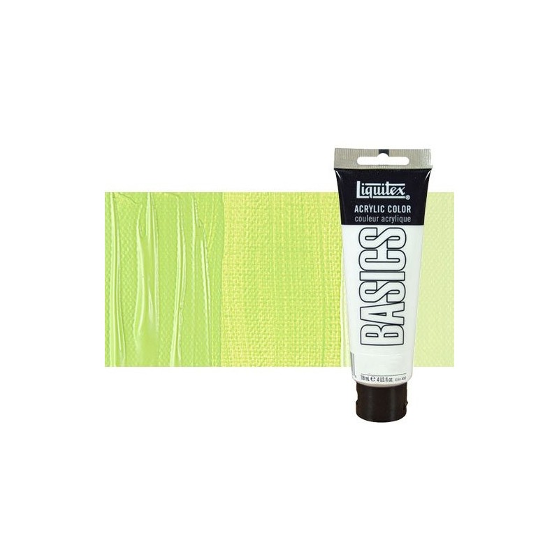 Fine art shop - Liquitex Basics Acrylic Brilliant Yellow Green, 118 ml. | totenart.com
