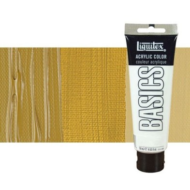 Fine art shop - Liquitex Basics Acrylic Bronze Yellow, 118 ml. | totenart.com