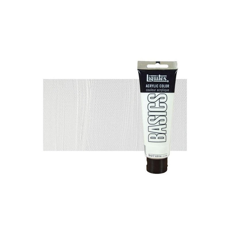 Fine art shop - Liquitex Basics Acrylic Titanium White, 118 ml. | totenart.com