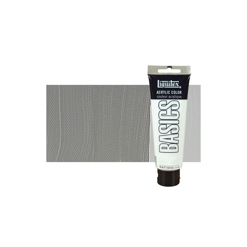 Fine art shop - Liquitex Basics Acrylic Neutral Gray, 118 ml. | totenart.com