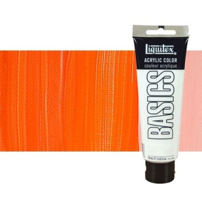 Fine art shop - Liquitex Basics Acrylic Cadmium Orange, 118 ml. | totenart.com