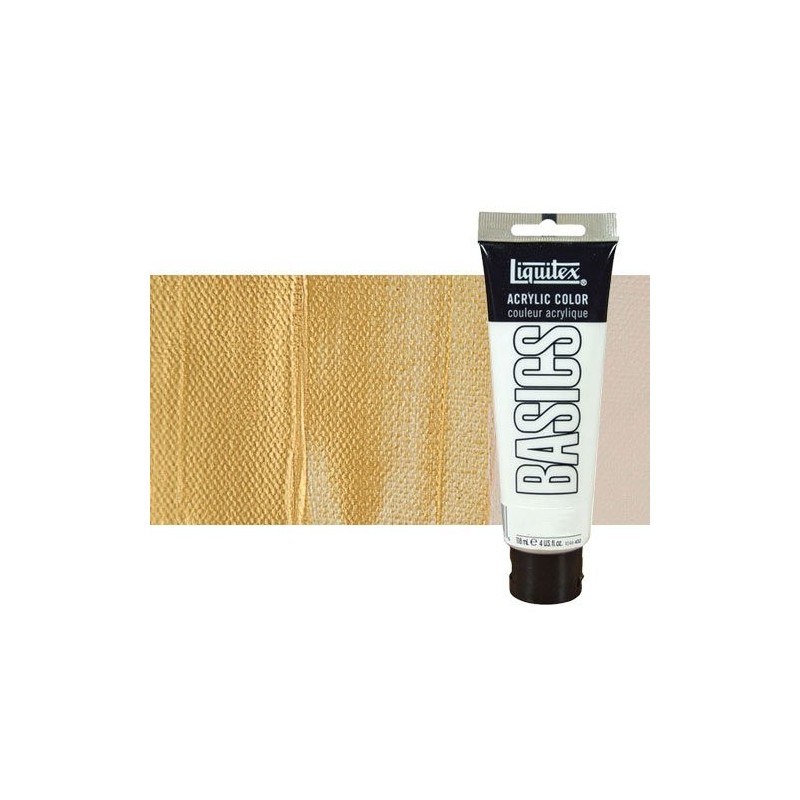 Fine art shop - Liquitex Basics Acrylic Gold, 118 ml. | totenart.com