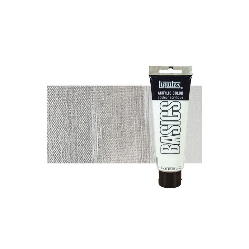 Fine art shop - Liquitex Basics Acrylic Silver, 118 ml. | totenart.com
