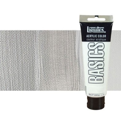 Fine art shop - Liquitex Basics Acrylic Silver, 118 ml. | totenart.com
