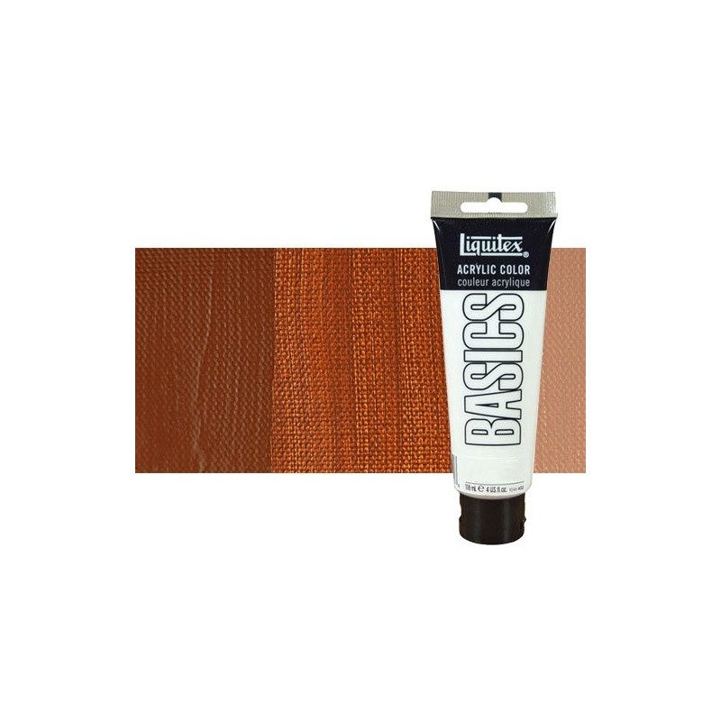 Fine art shop - Liquitex Basics Acrylic n.127 Burnt Sienna, 118 ml. | totenart.com