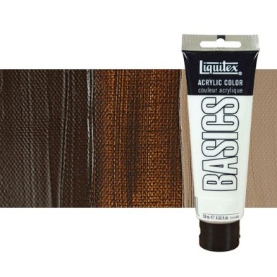Fine art shop - Liquitex Basics Acrylic n.128 Burnt Umber, 118 ml. | totenart.com