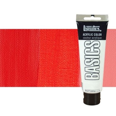 Fine art shop - Liquitex Basics Acrylic n.151 Medium Cad. Red Hue, 118 ml. | totenart.com