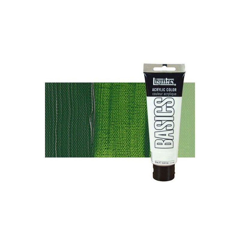 Fine art shop - Liquitex Basics Acrylic Hooker Green Hue, 118 ml. | totenart.com
