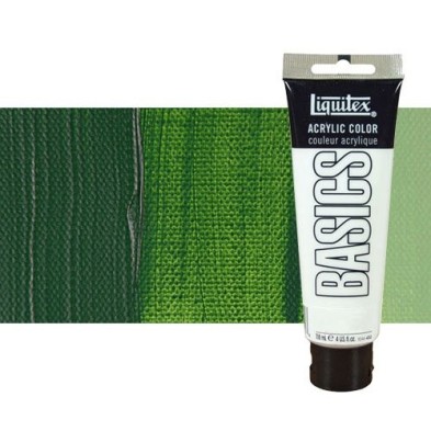 Fine art shop - Liquitex Basics Acrylic Hooker Green Hue, 118 ml. | totenart.com