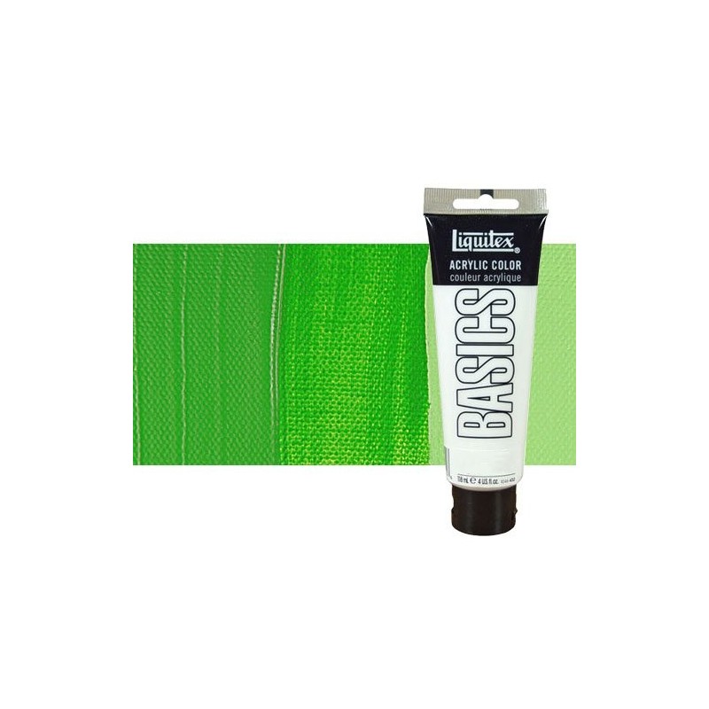 Fine art shop - Liquitex Basics Acrylic Permanent Light Green, 118 ml. | totenart.com