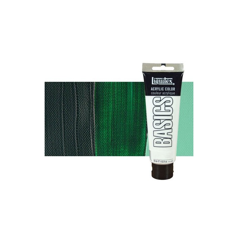 Fine art shop - Liquitex Basics Acrylic Dark Green, 118 ml. | totenart.com