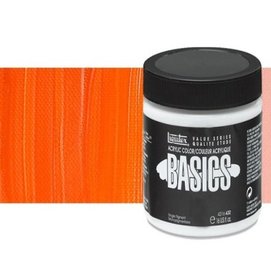 Fine art shop - Liquitex Basics Acrylic Cadmiun Orange Hue, 946 ml. | totenart.com