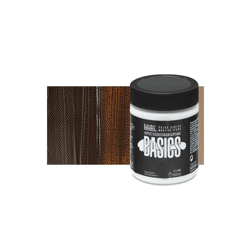 Fine art shop - Liquitex Basics Acrylic Burnt Umber, 946 ml. | totenart.com