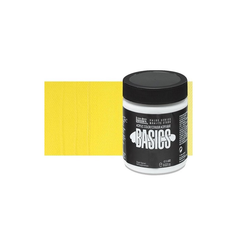 Fine art shop - Liquitex Basics Acrylic n.159 Cad Yellow Light Hue, 946 ml. | totenart.com