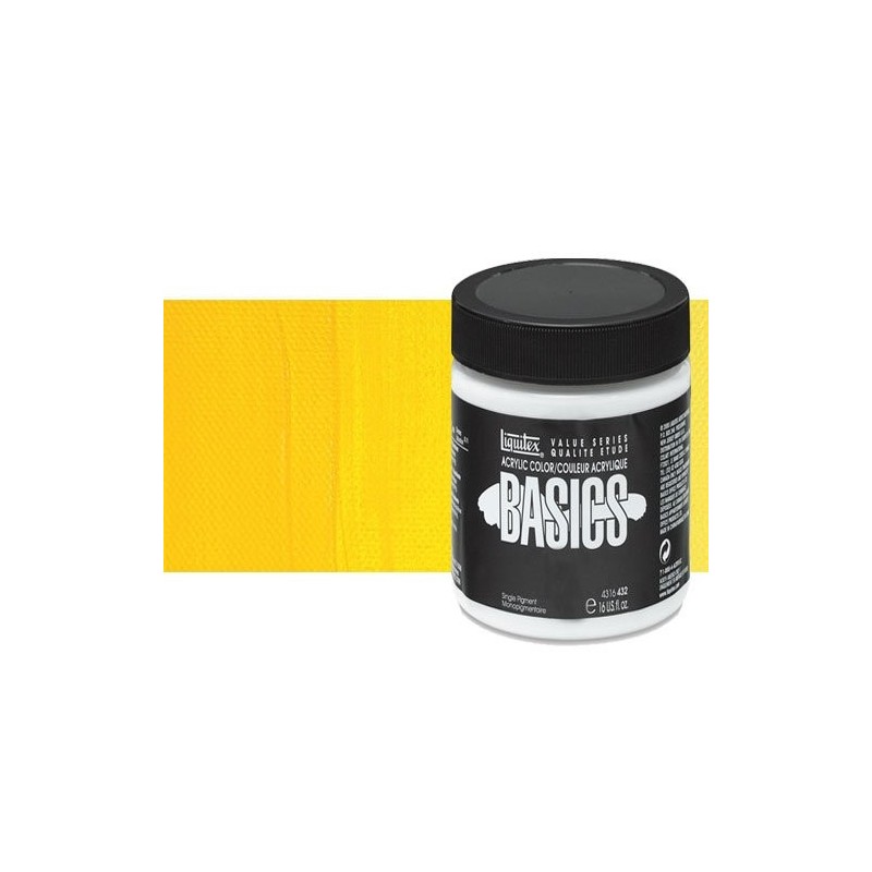 Fine art shop - Liquitex Basics Acrylic n.830 Cad Yellow Medium Hue, 946 ml. | totenart.com