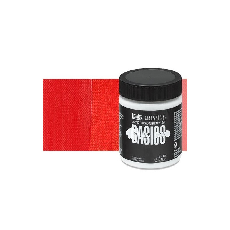 Fine art shop - Liquitex Basics Acrylic Cad Red Medium Hue, 946 ml. | totenart.com