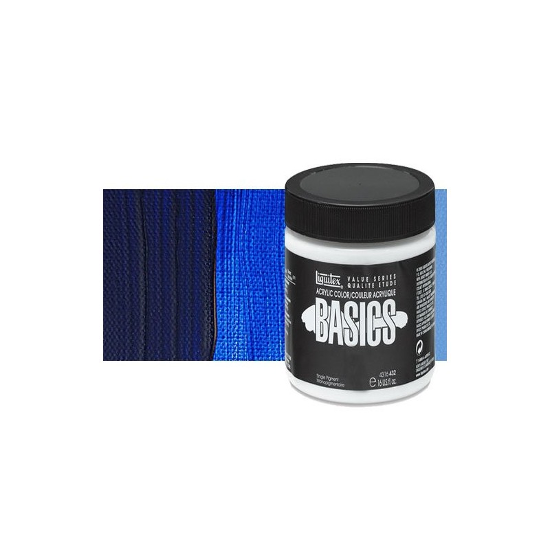 Fine art shop - Liquitex Basics Acrylic n.380 Ultramarine Blue, 946 ml. | totenart.com
