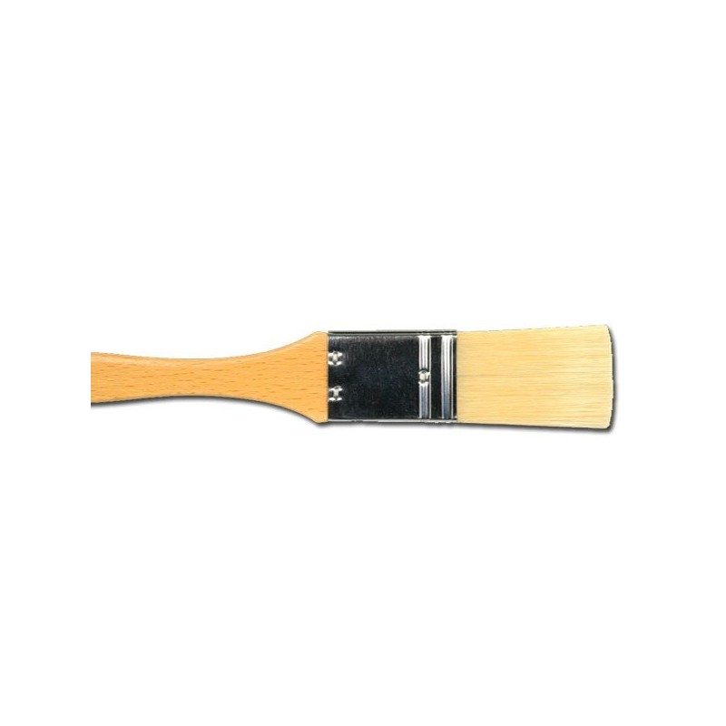 Fine art shop - Wide bristle art brush, large handle, n. 1 | totenart.com\n