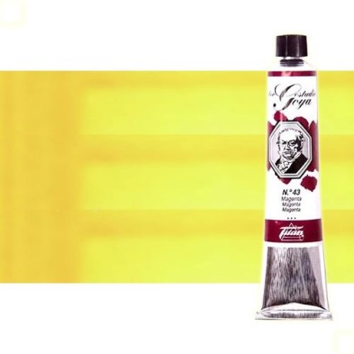 Fine art shop - Oil Titan Goya, Yellow Goya Lemon, 60 ml. | totenart.com