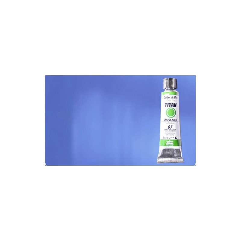 Fine art shop - Oil Titan Extra Fine, Cyan Blue, 20 ml. | totenart.com