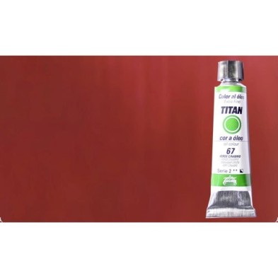 Fine art shop - Oil Titan Extra Fine, Darl English Red, 20 ml. | totenart.com