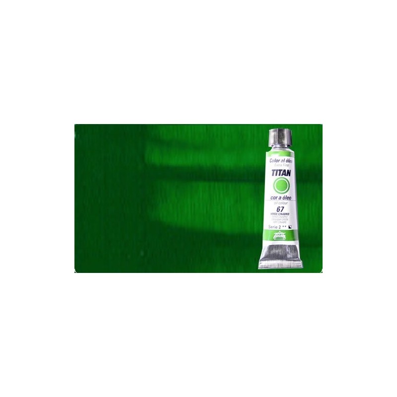 Fine art shop - Oil Titan Extra Fine, Cinnabar Green Deep, 20 ml. | totenart.com